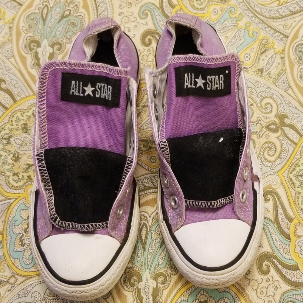 Violet Converse Fair Condition Double Tongue